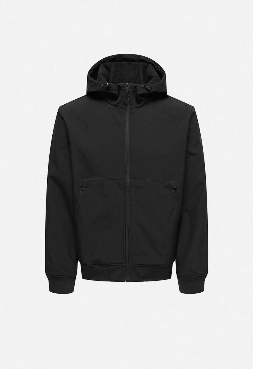 Only & Sons - ONSBOWIE Soft Shell Bomber - Black