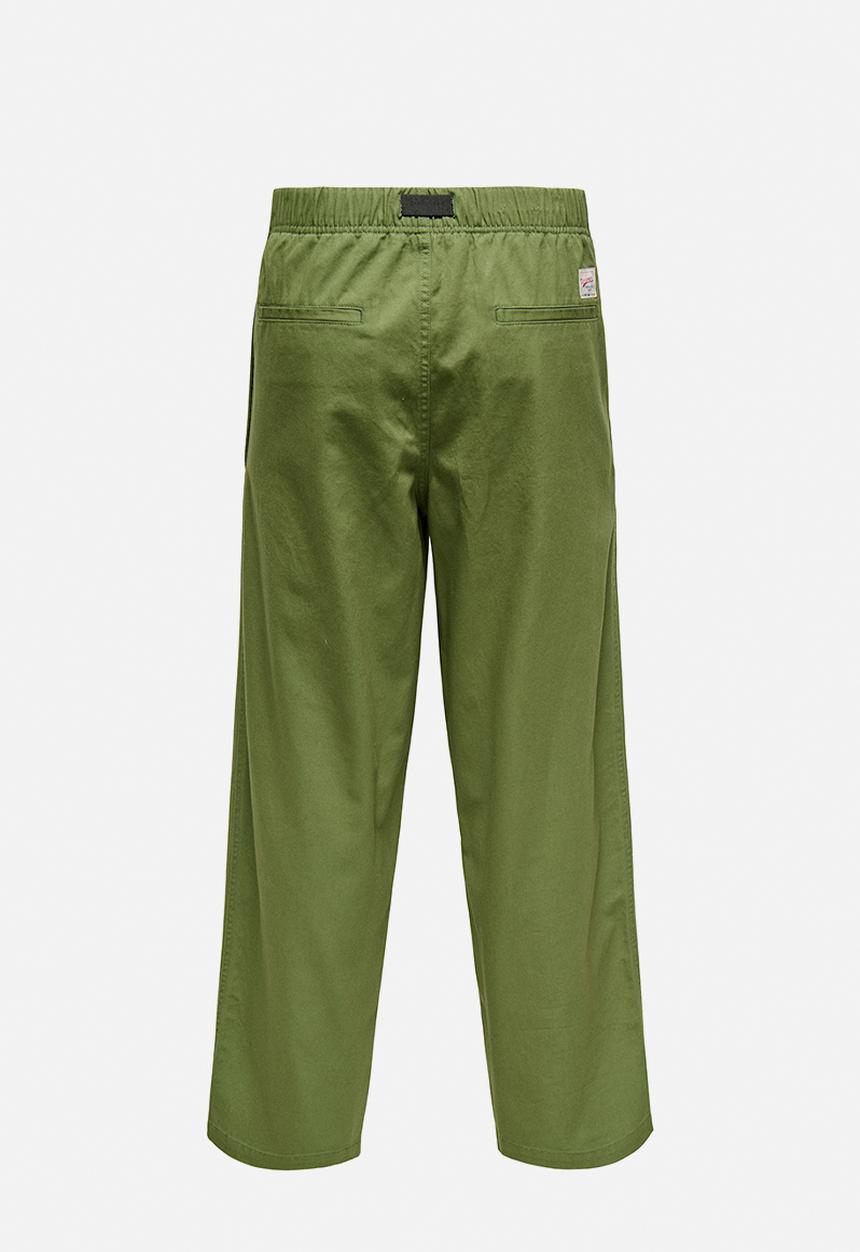 Only & Sons - ONSHENRY Straight 0518 Belt Pant - Green