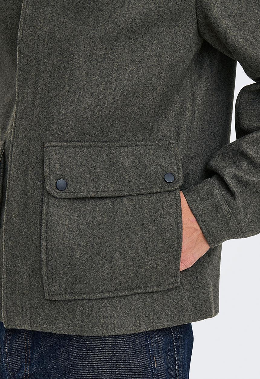 Only & Sons - ONSCONNOR Life Jacket Otw - Grey