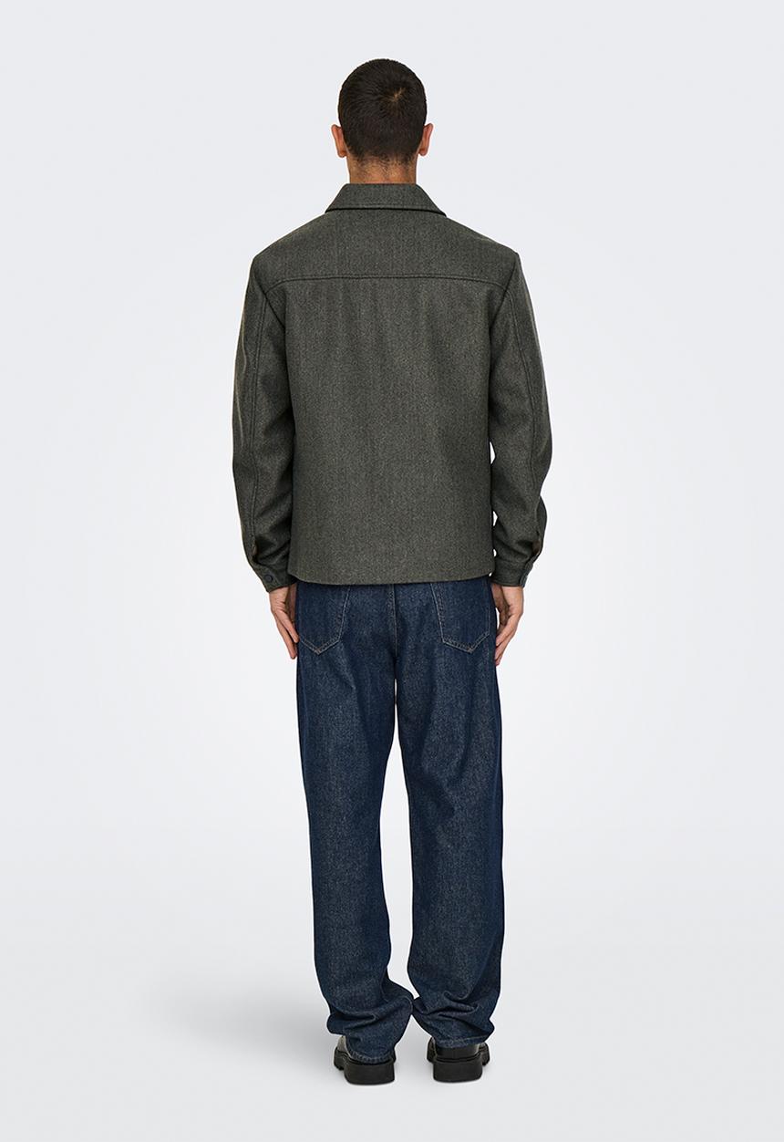 Only & Sons - ONSCONNOR Life Jacket Otw - Grey