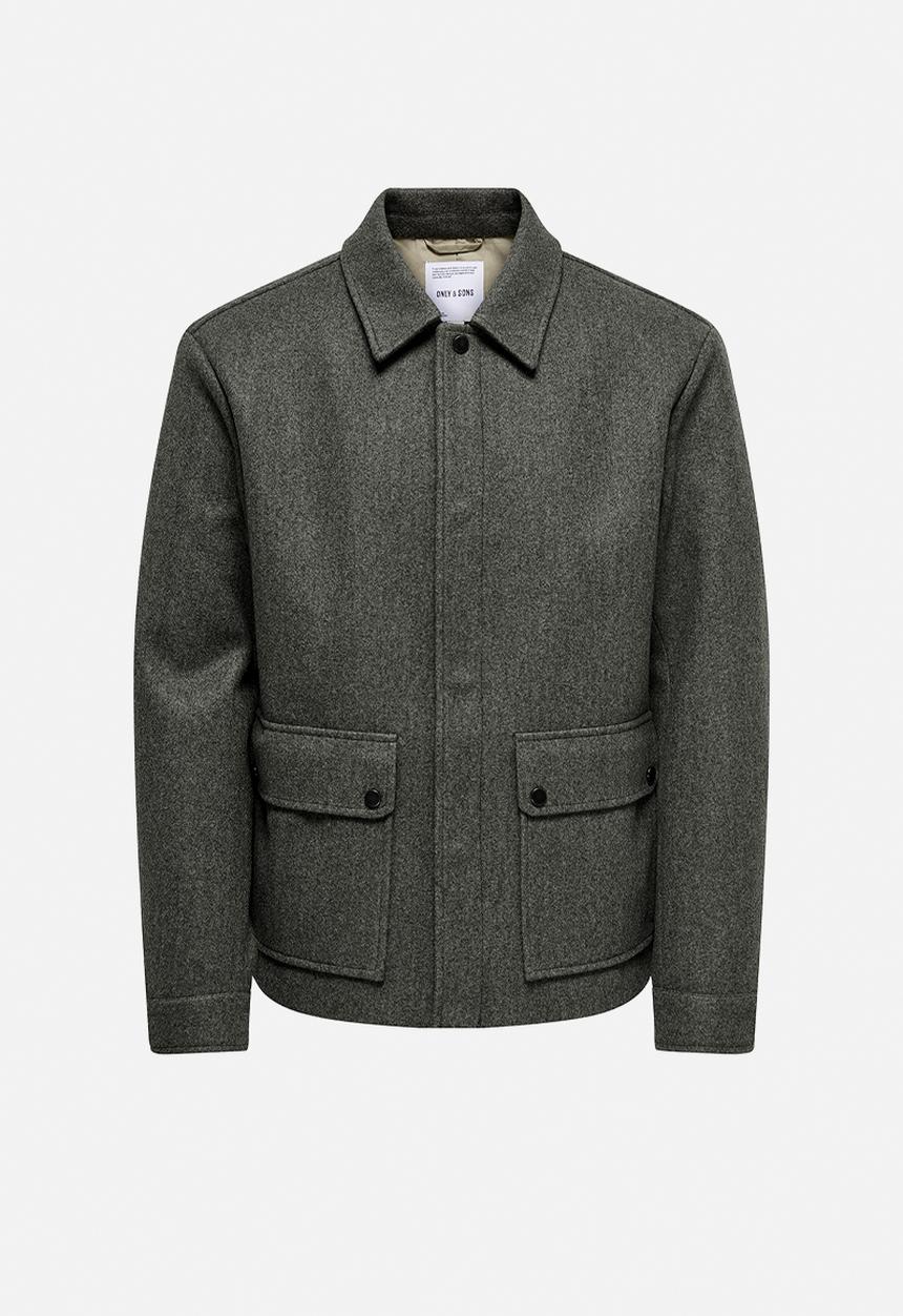 Only & Sons - ONSCONNOR Life Jacket Otw - Grey