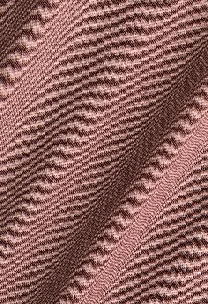 H&M - Fitted microfibre t-shirt - dusty pink