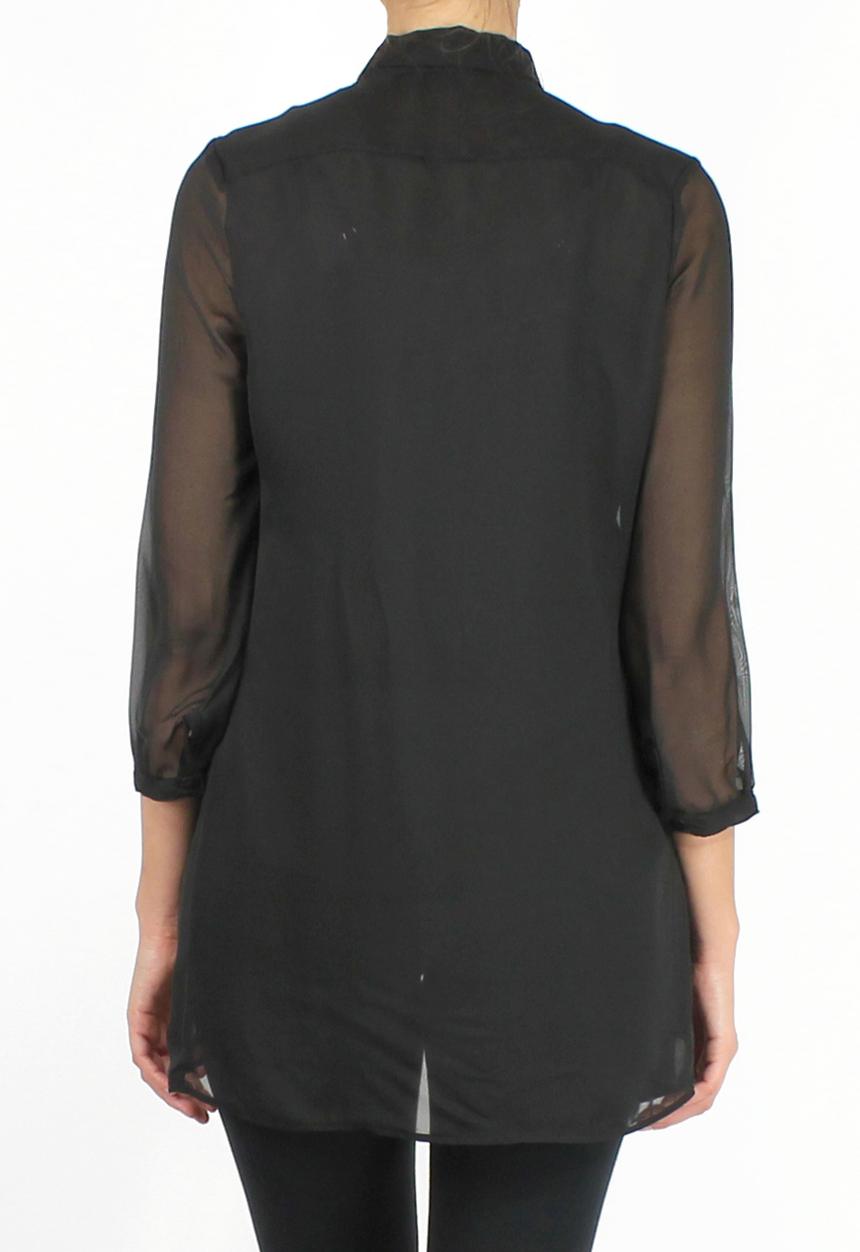 Take Care Boutique - Double Layer Shirt – Black