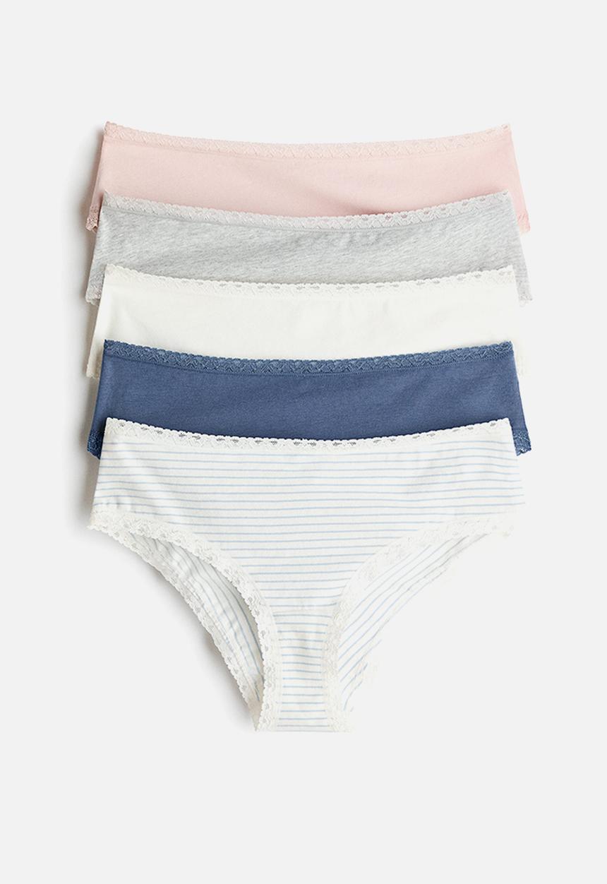H&M - 5-Pack cotton hipster briefs - multi
