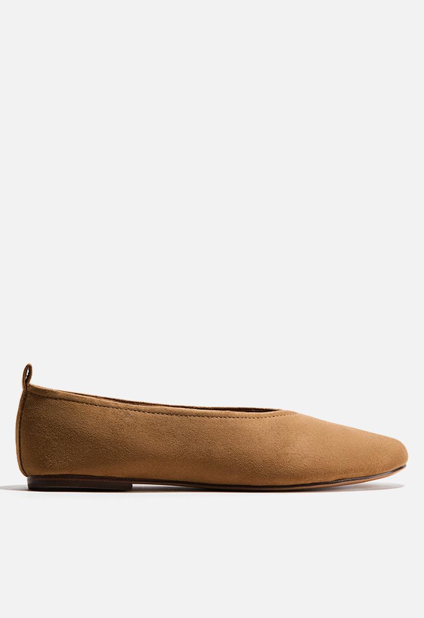 H&M - Ballet pumps - light brown