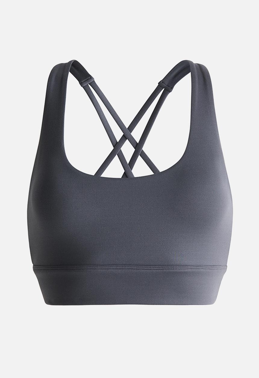 H&M - Medium support sports bra with softmove™ - grey