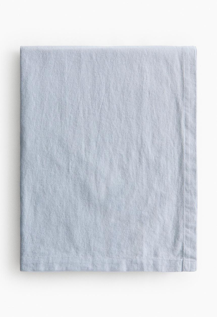 H&M - Linen-blend tablecloth - dusty blue