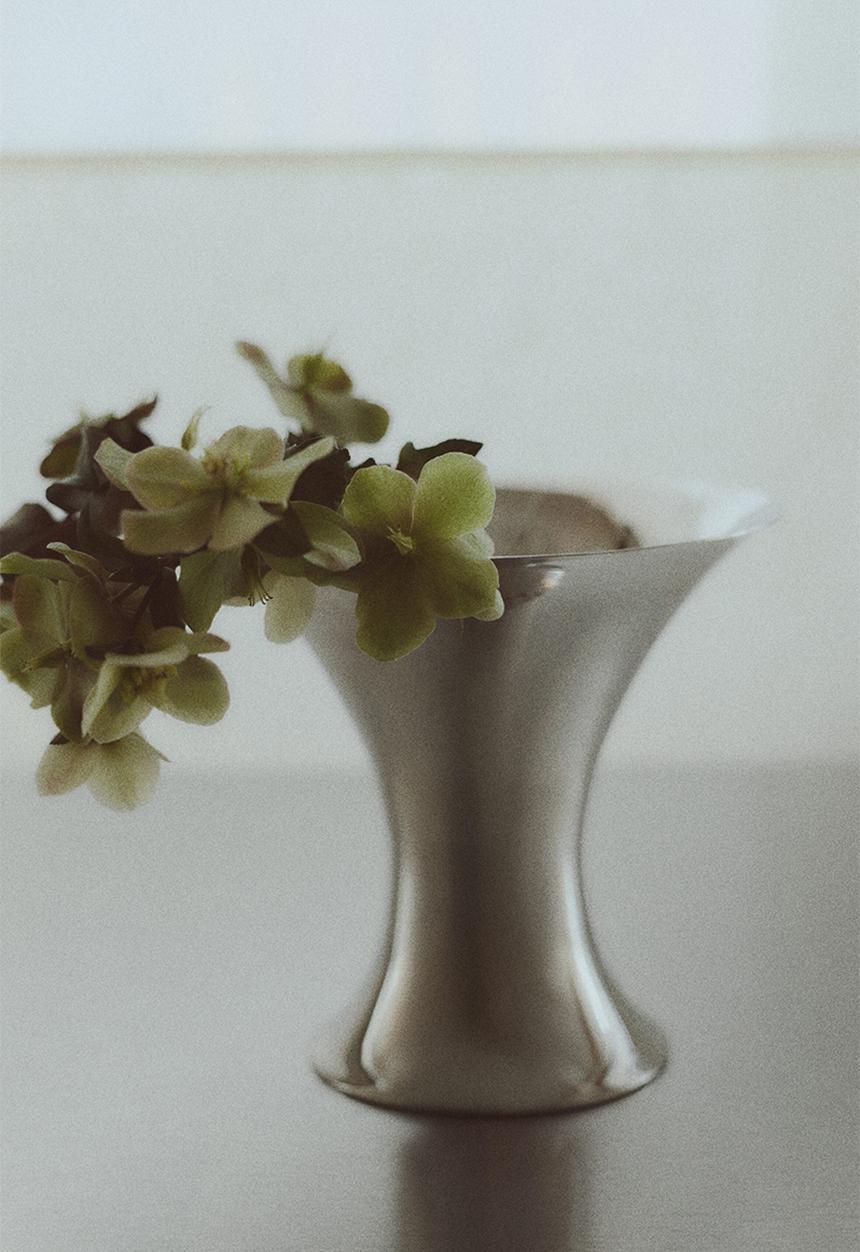H&M - Stainless steel vase - silver-coloured