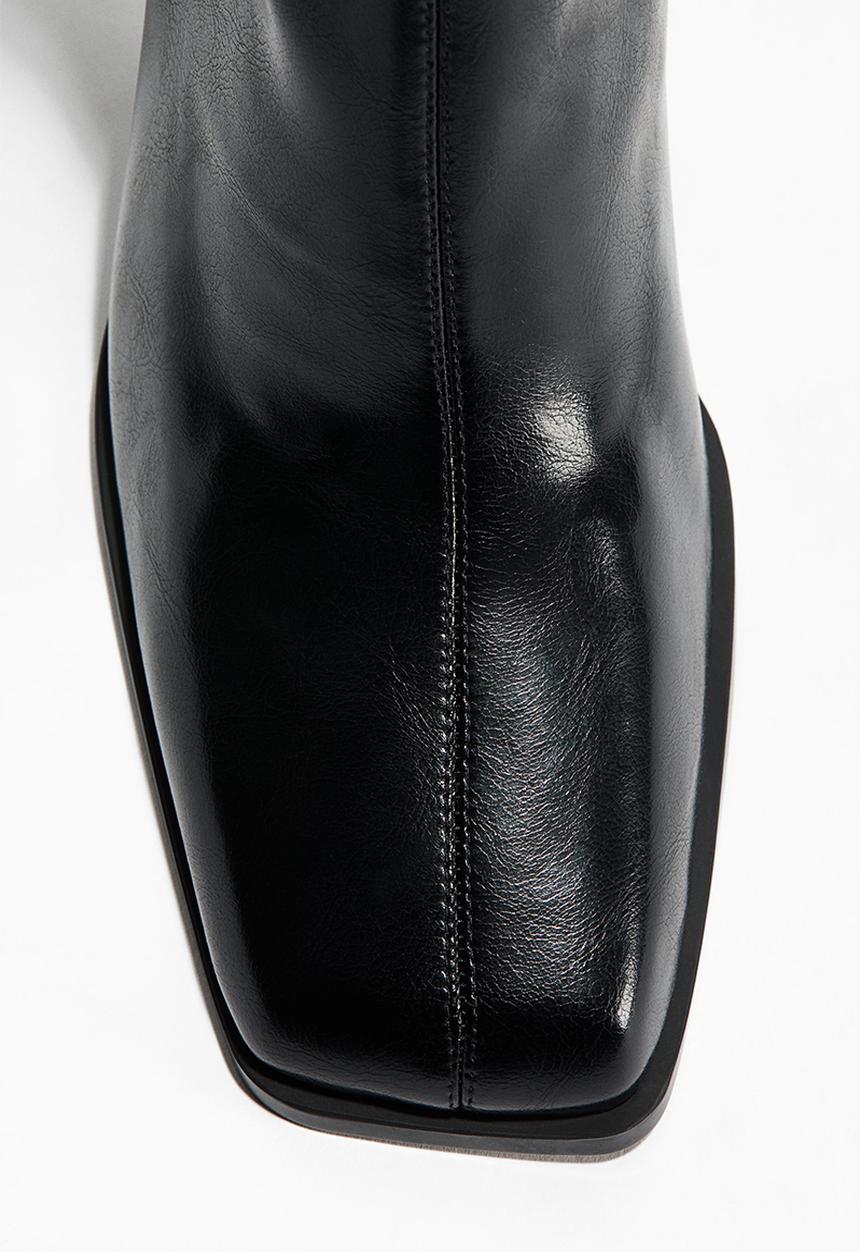 H&M - Block-heeled ankle boots - black