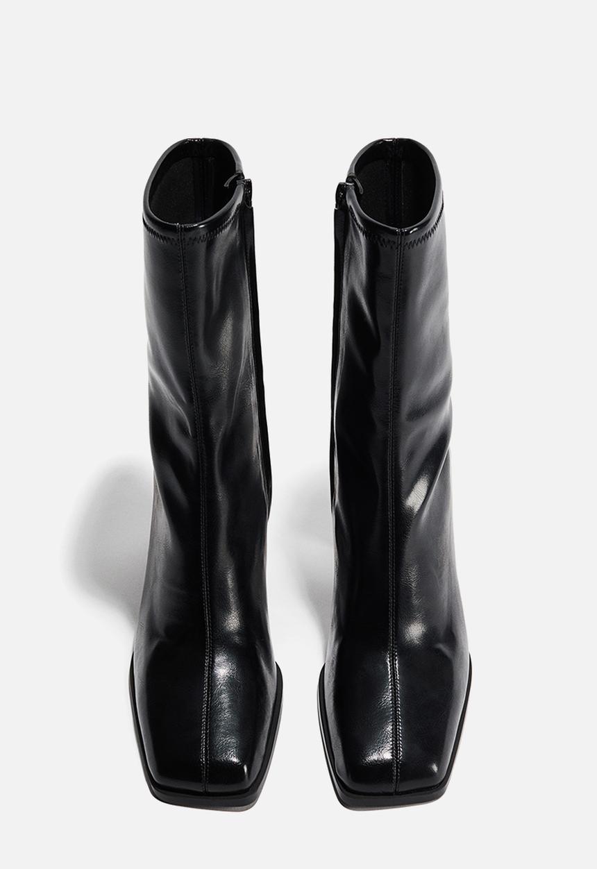 H&M - Block-heeled ankle boots - black