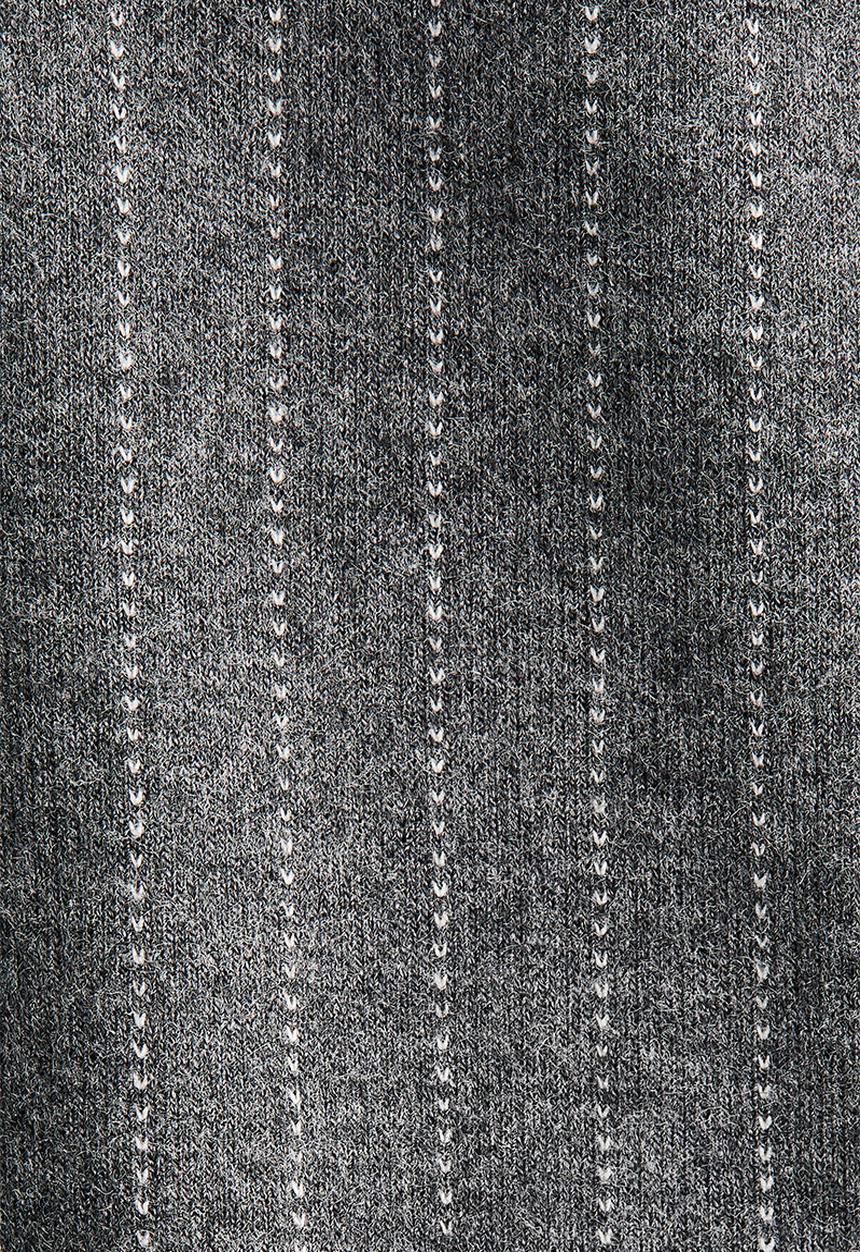 H&M - Pull-on jersey trousers - grey marl/pinstriped