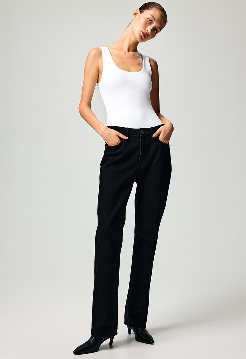 H&M - Microfibre vest top - white