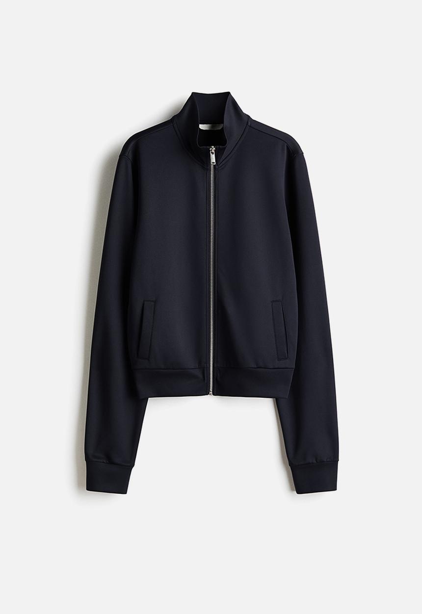 H&M - Track jacket - navy blue