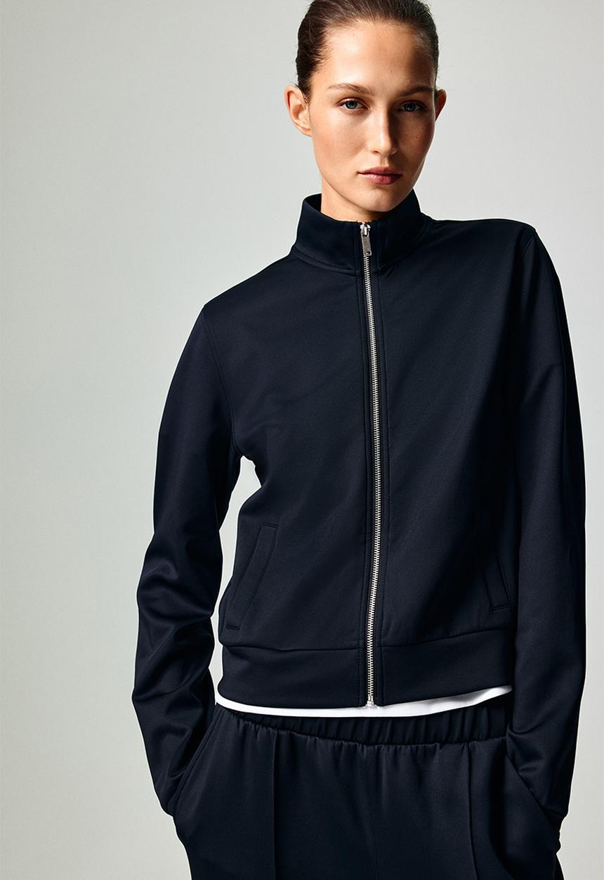 H&M - Track jacket - navy blue