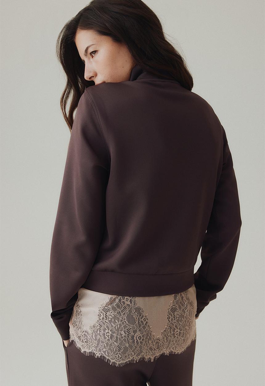 H&M - Track jacket - truffle grey