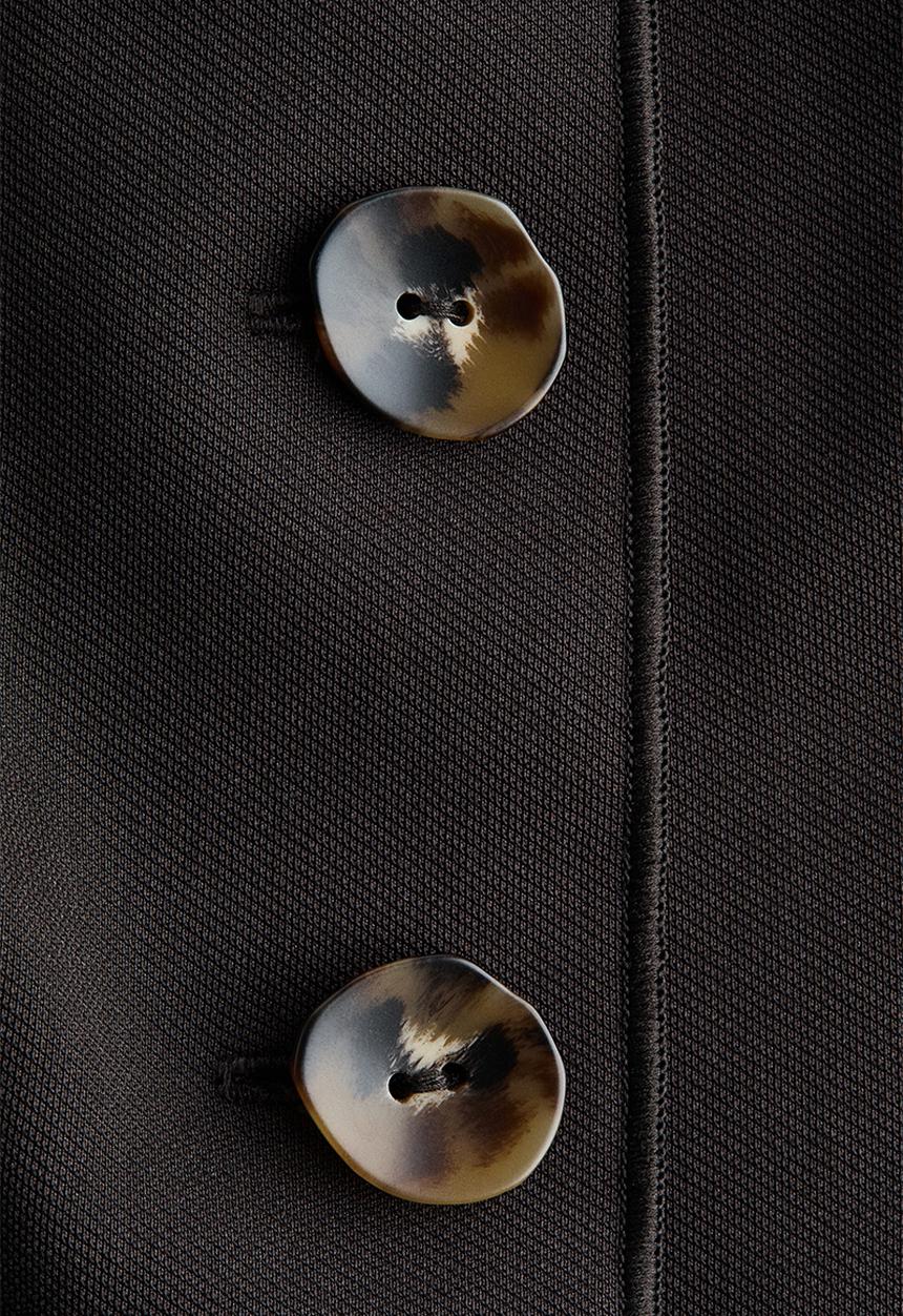 H&M - Jersey waistcoat - dark brown