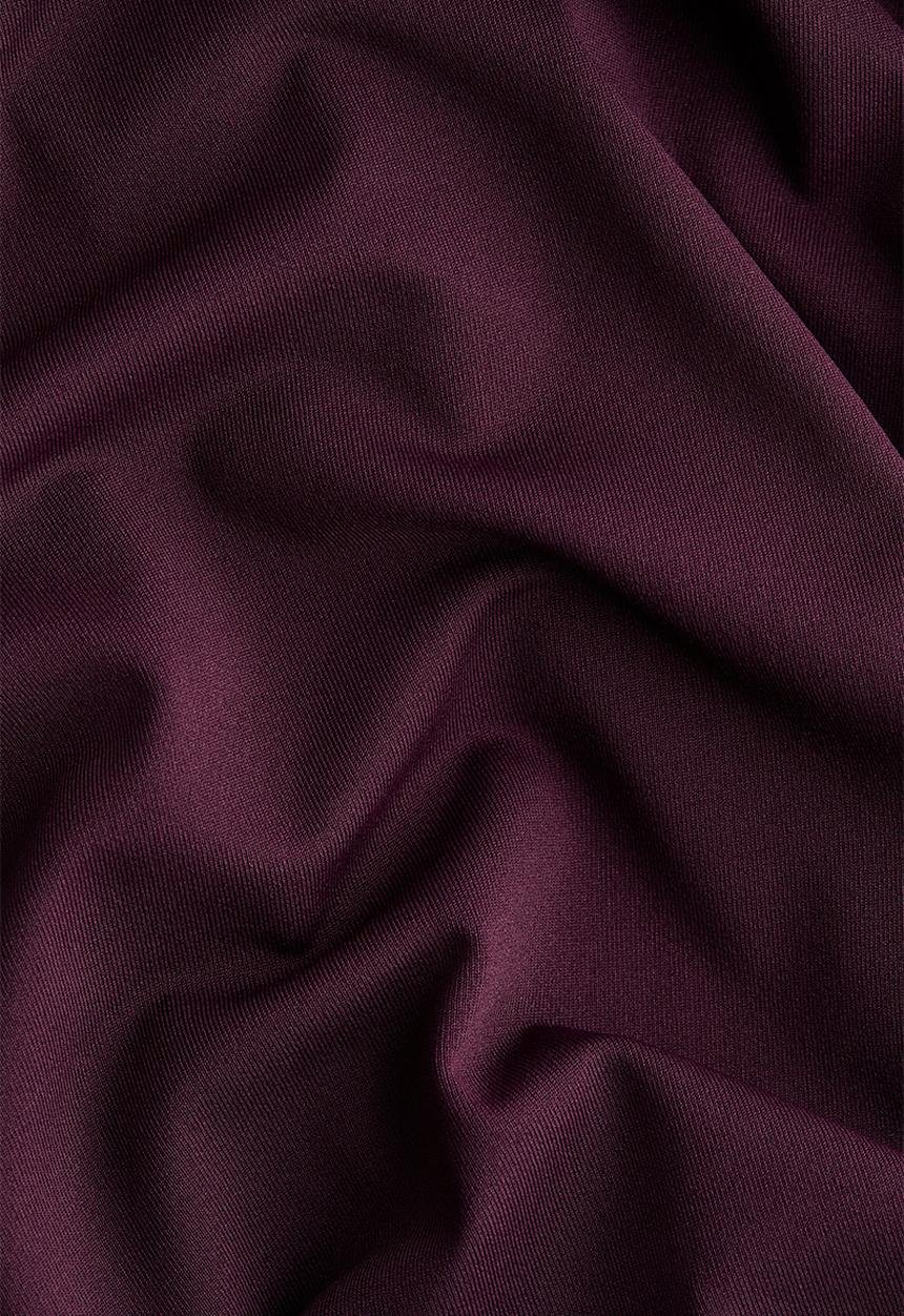 H&M - Long-sleeved thong body - plum purple