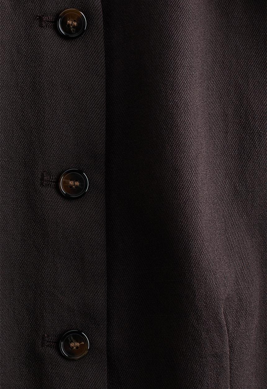 H&M - Tailored waistcoat - dark brown
