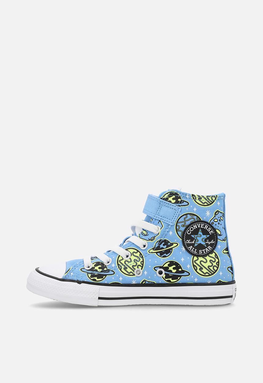 Converse - Chuck taylor all star easy - on planets - lt. blue/neon mantis/black
