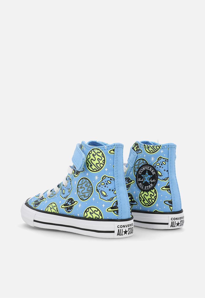 Converse - Chuck taylor all star easy - on planets - lt. blue/neon mantis/black