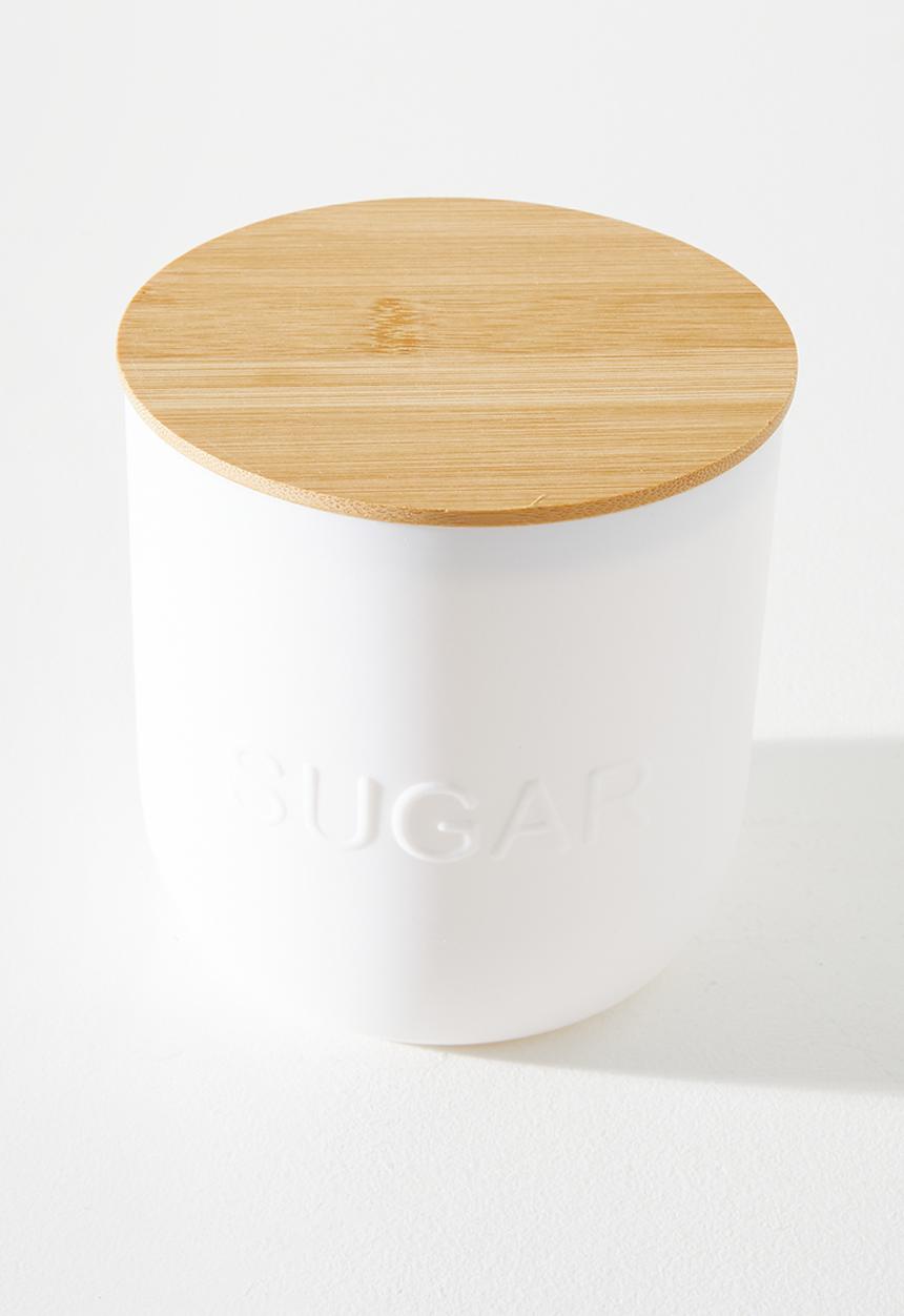 Excellent Houseware - Storage Cannister Set Of 3 - White