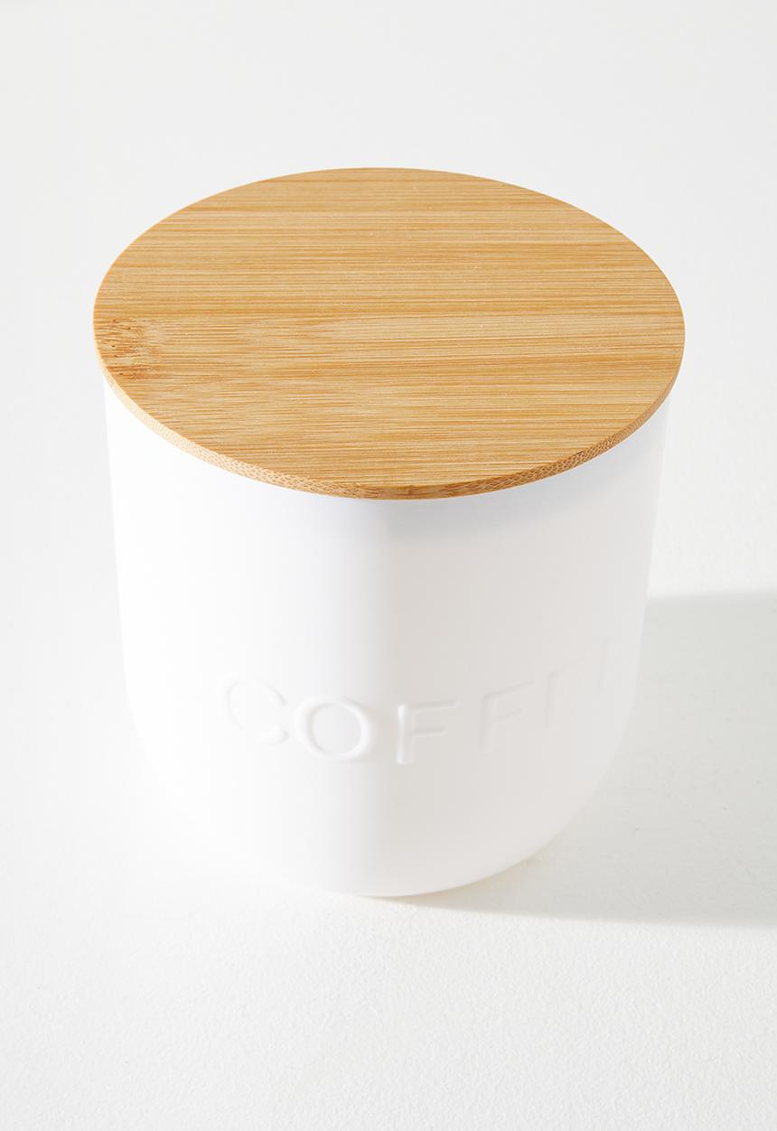 Excellent Houseware - Storage Cannister Set Of 3 - White