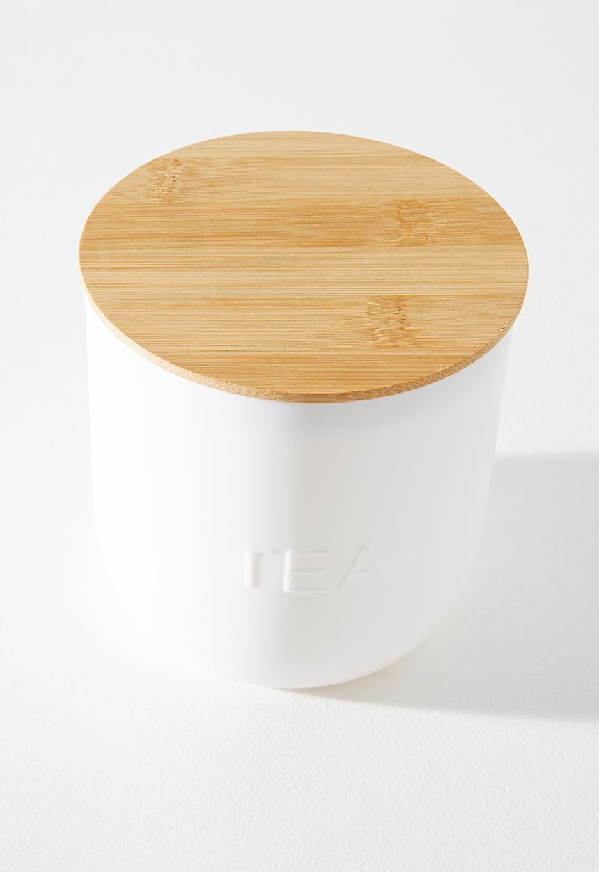 Excellent Houseware - Storage Cannister Set Of 3 - White