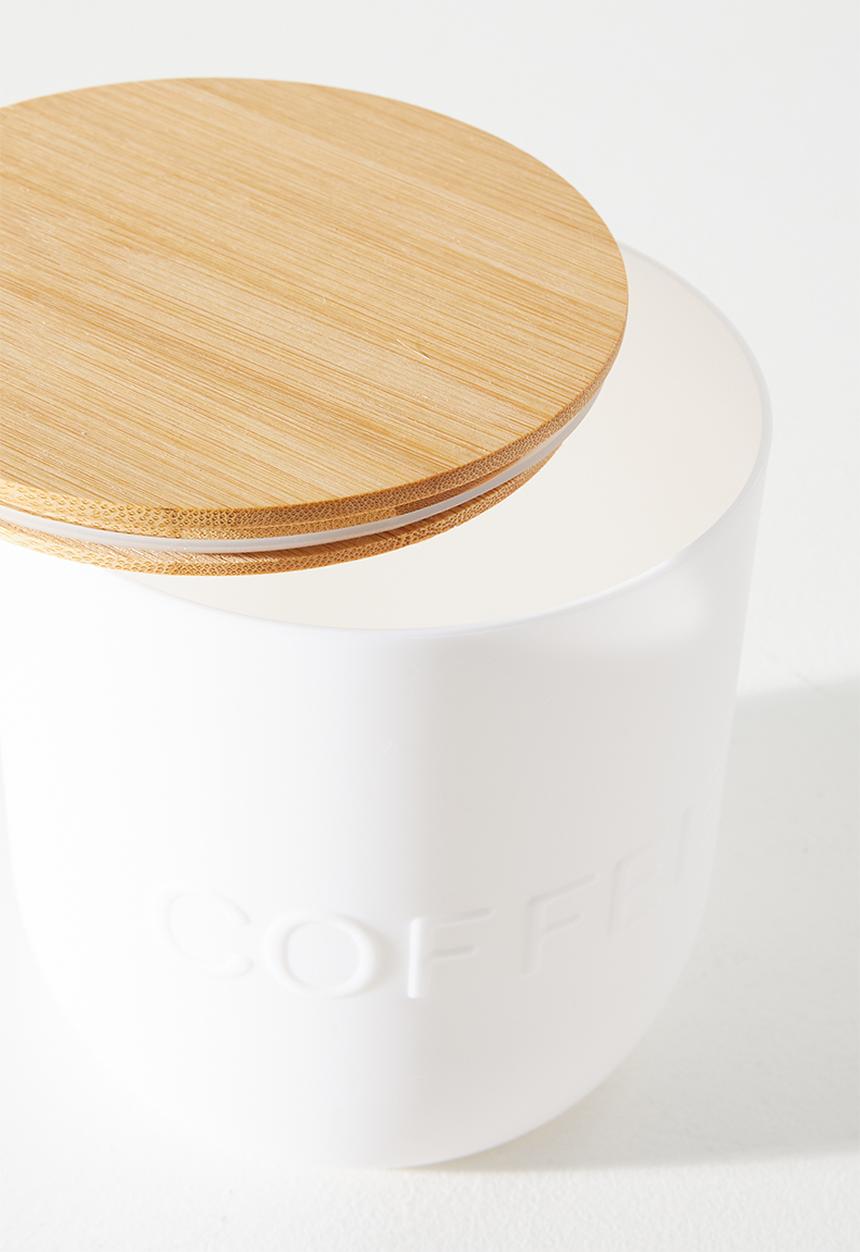 Excellent Houseware - Storage Cannister Set Of 3 - White