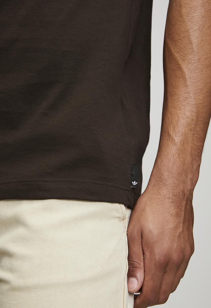 adidas Originals - MONOGRAM TEE - Aurora Coffee Brown