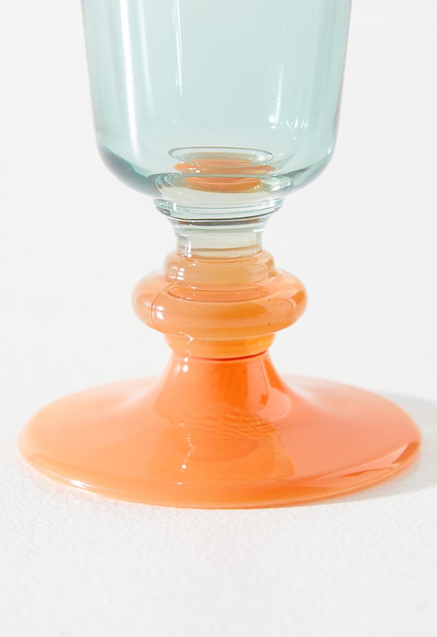 Excellent Houseware - Fun wine glasses set of 4 - Multi