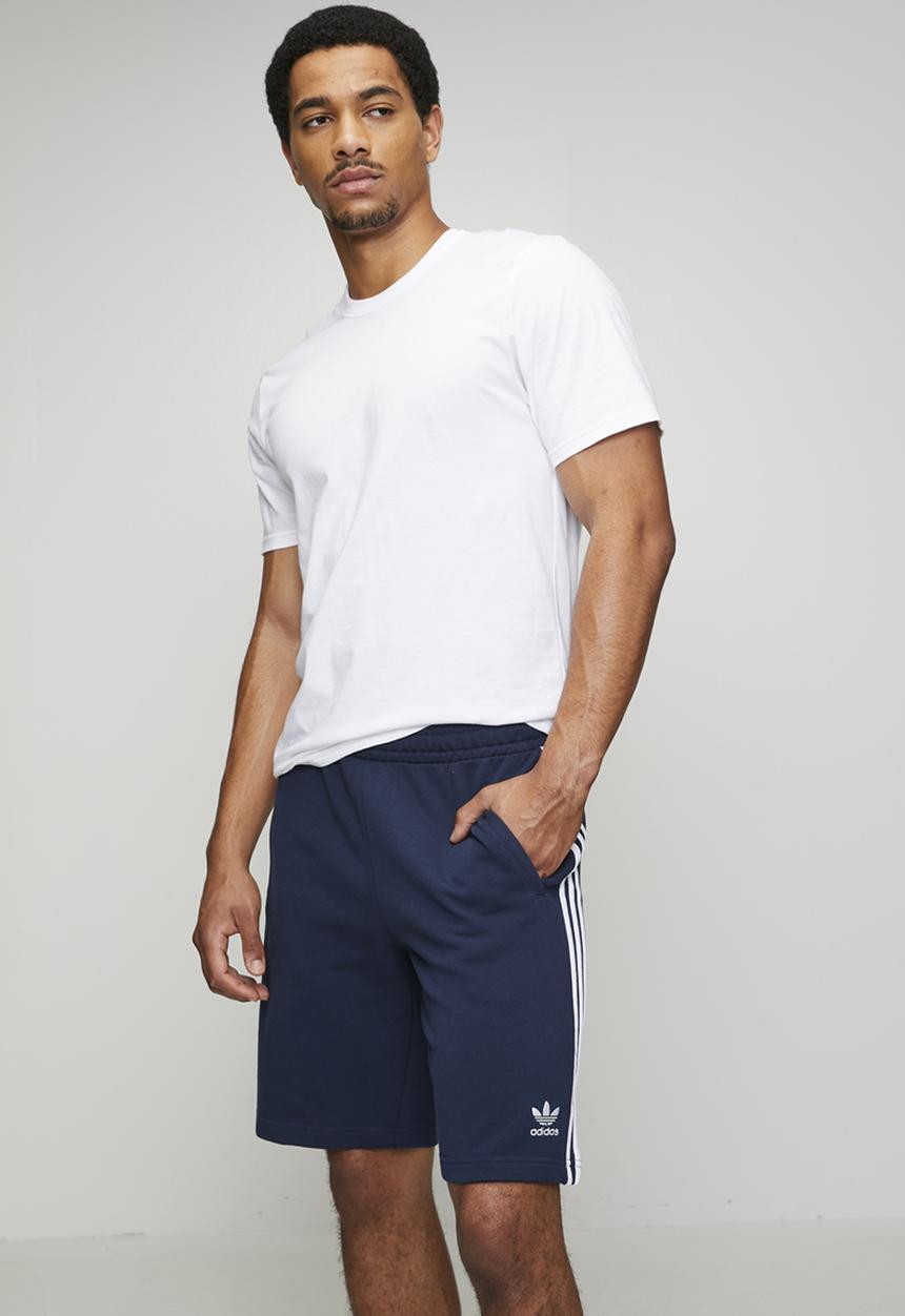 adidas Originals - 3-stripe Short - Navy Nighindigo/white