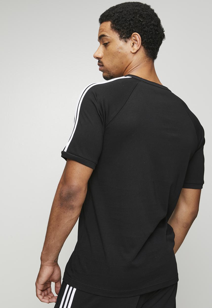 adidas Originals - 3-Stripe Ringer Tee  - Black/white
