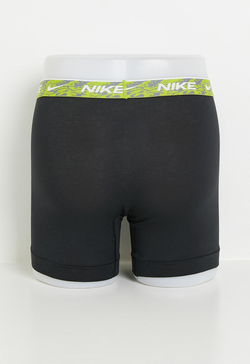 Nike - KE1007-Men's Dri-Fit Everyday Cotton Boxer 3 Pack - BLK GYM RD/ANTHR/BR CTS WAR MR