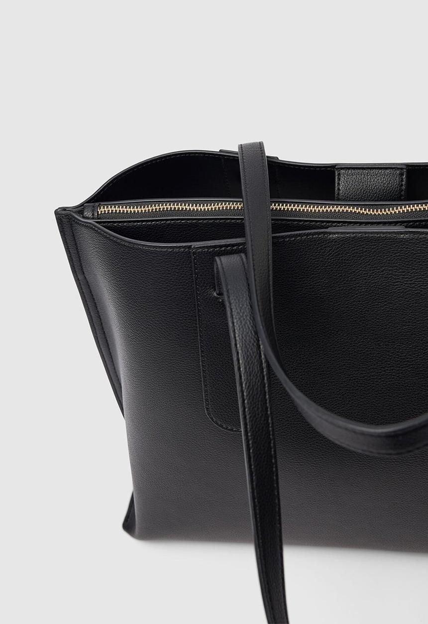 Forever New - Clarissa tag laptop tote bag - black