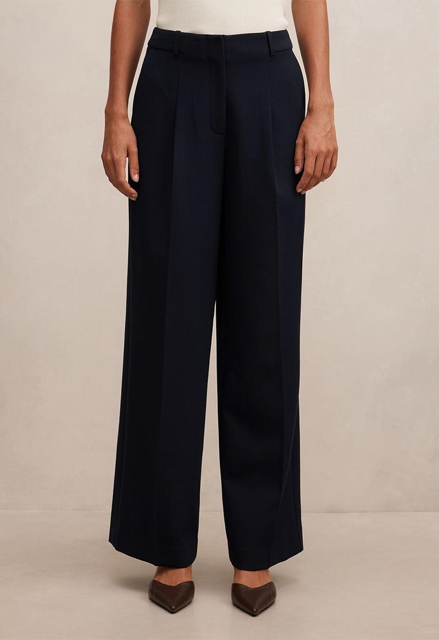 Forever New - Briony wide leg pants - navy suit