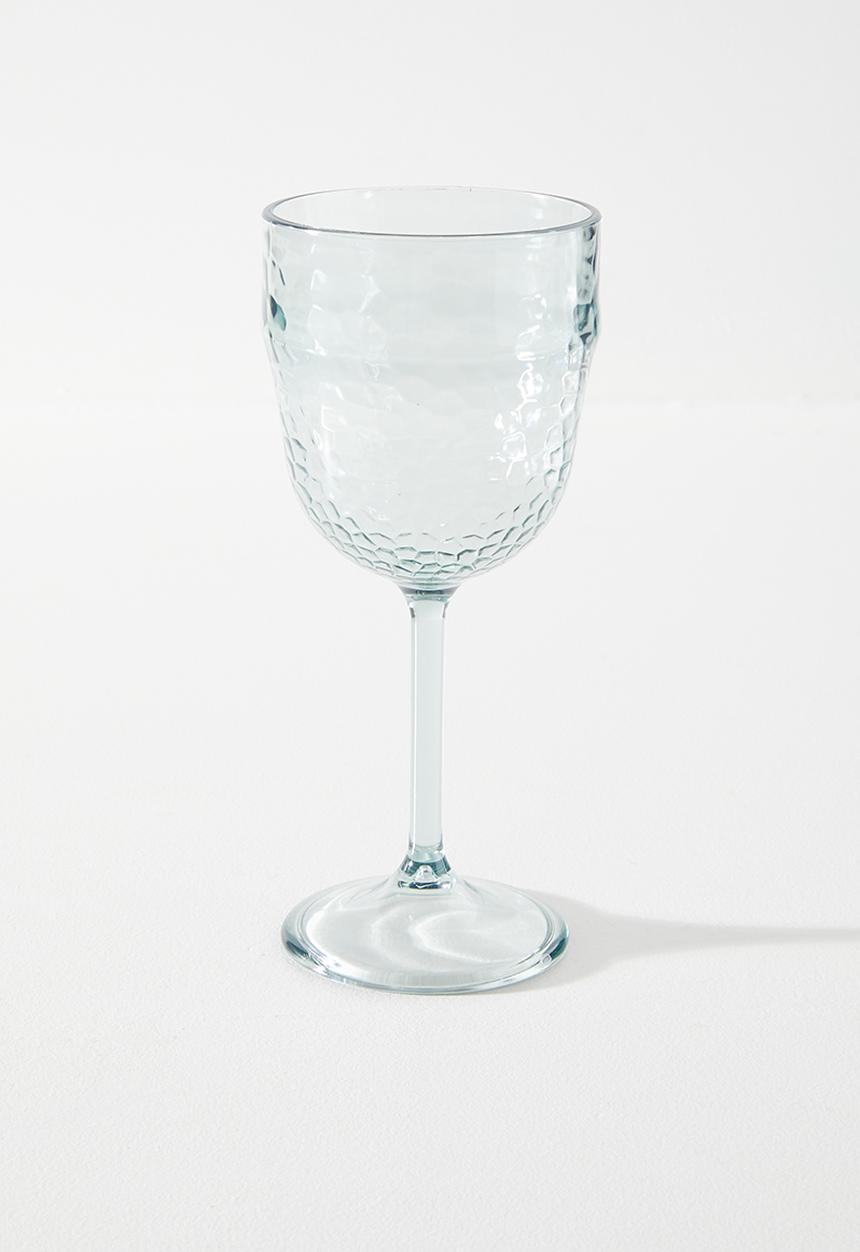 H&S - Rilo wine set of 4 - Clear