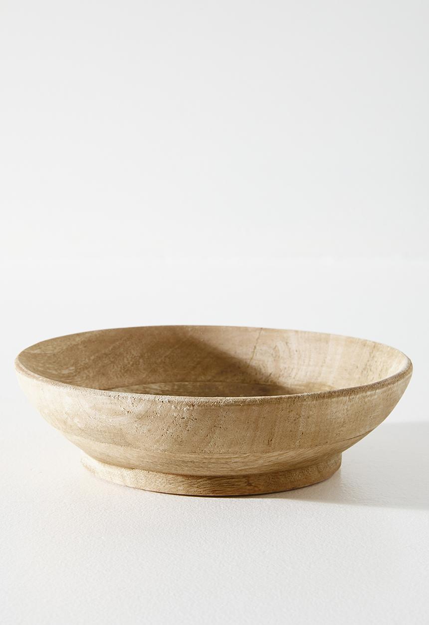 Excellent Houseware - Mango wood bowls set of 2 - Natural