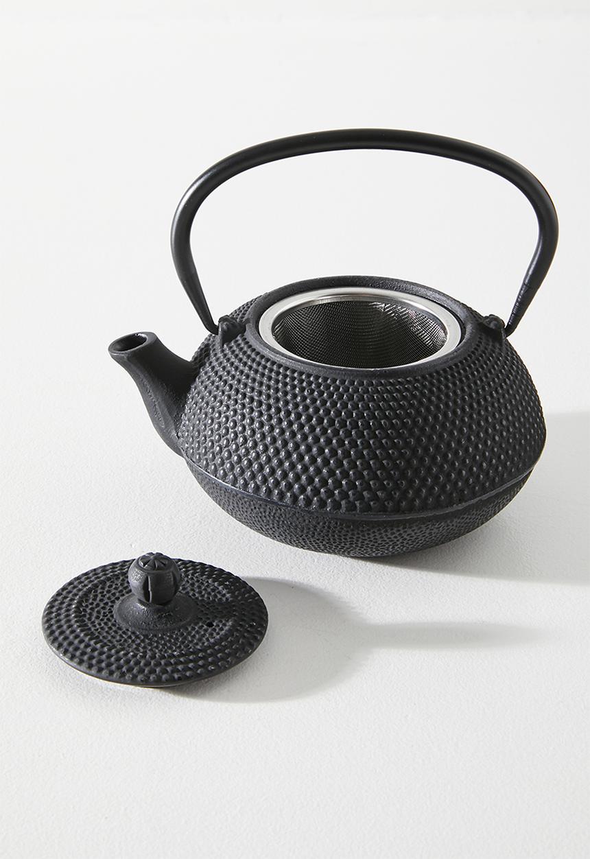 Excellent Houseware - Cast iron teapot - Black