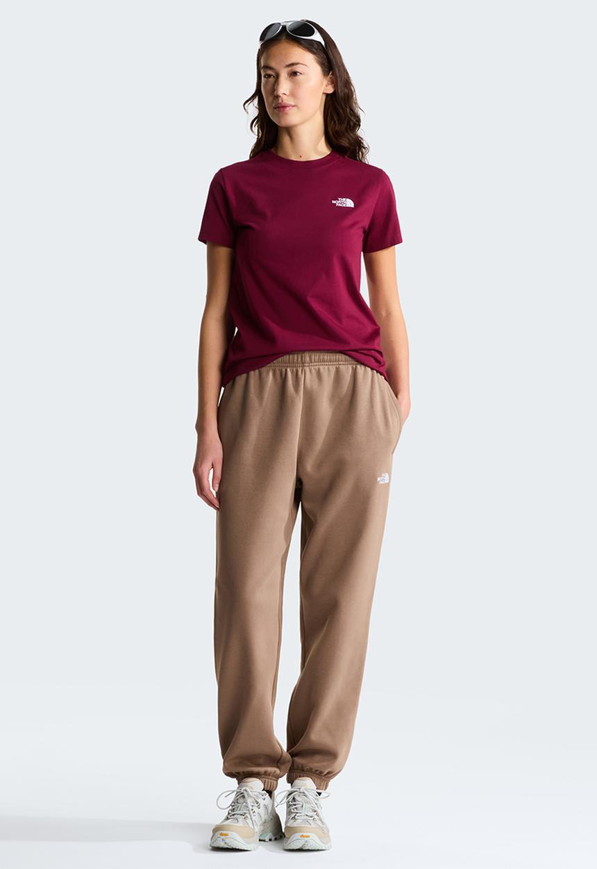 The North Face - W Evolution Simple Dome Slm Short Sleeve Tee - Burgundy Crush