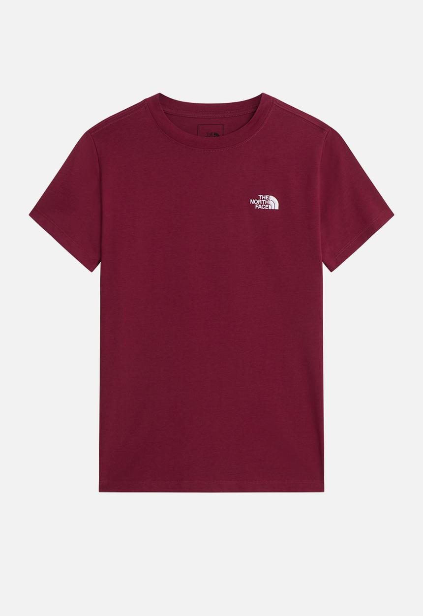 The North Face - W Evolution Simple Dome Slm Short Sleeve Tee - Burgundy Crush