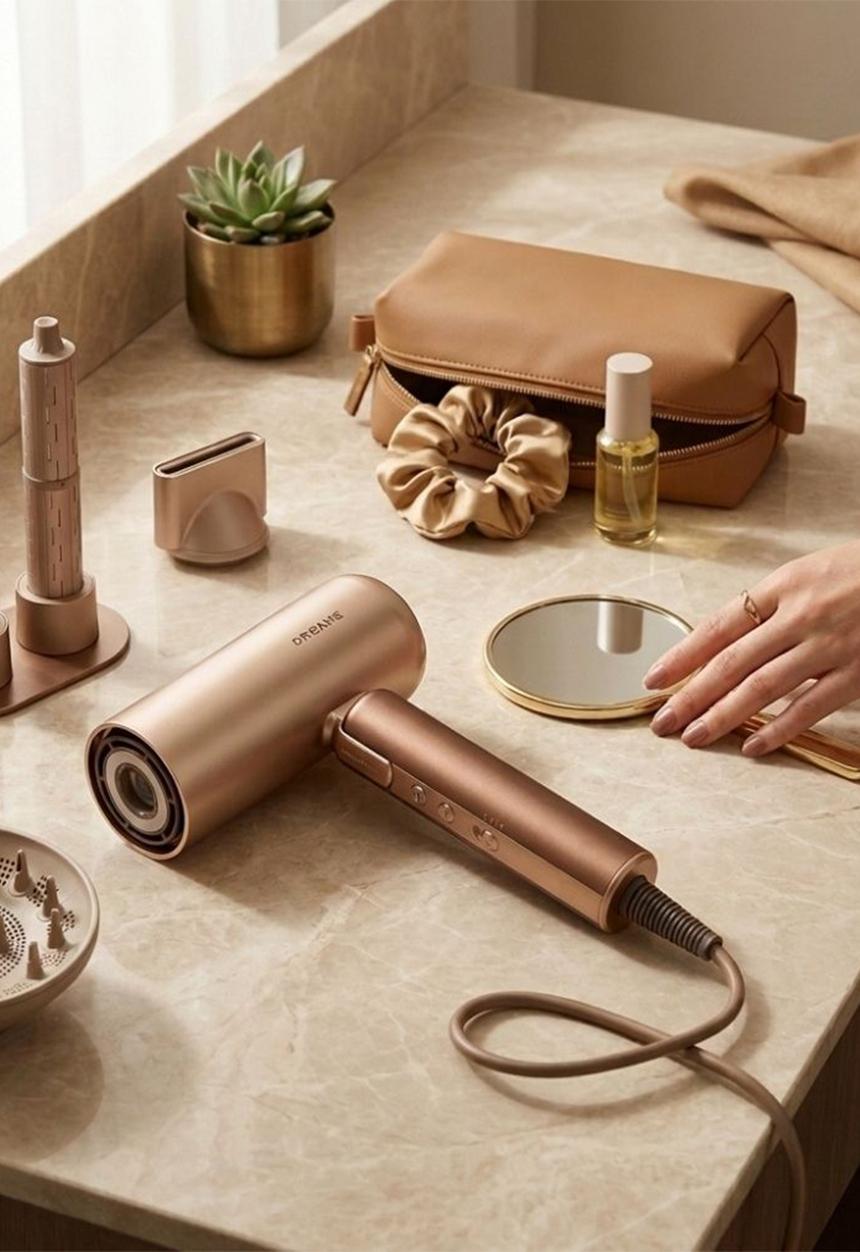 DREAME - P20 Pocket Aura Hair Dryer Coco Gold