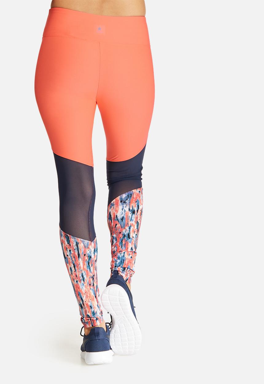 South Beach - Splash mesh insert leggings