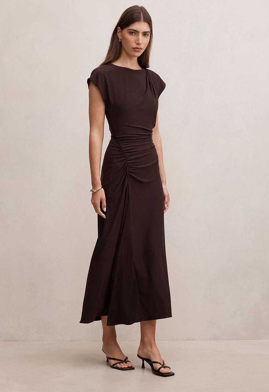 Forever New - Marissa jersey t-shirt midi dress - dark chocolate