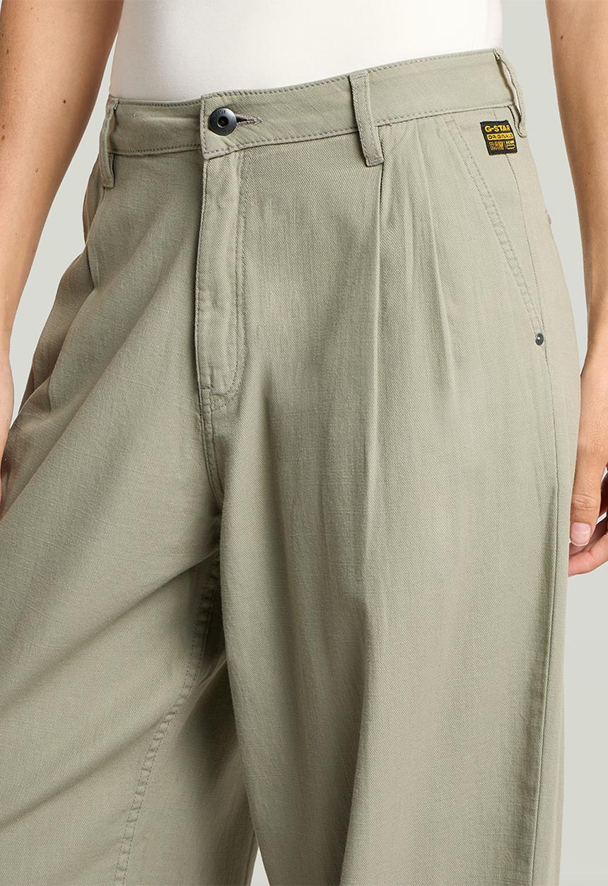 G-STAR - Pleated chino wmn - lt orphus gd