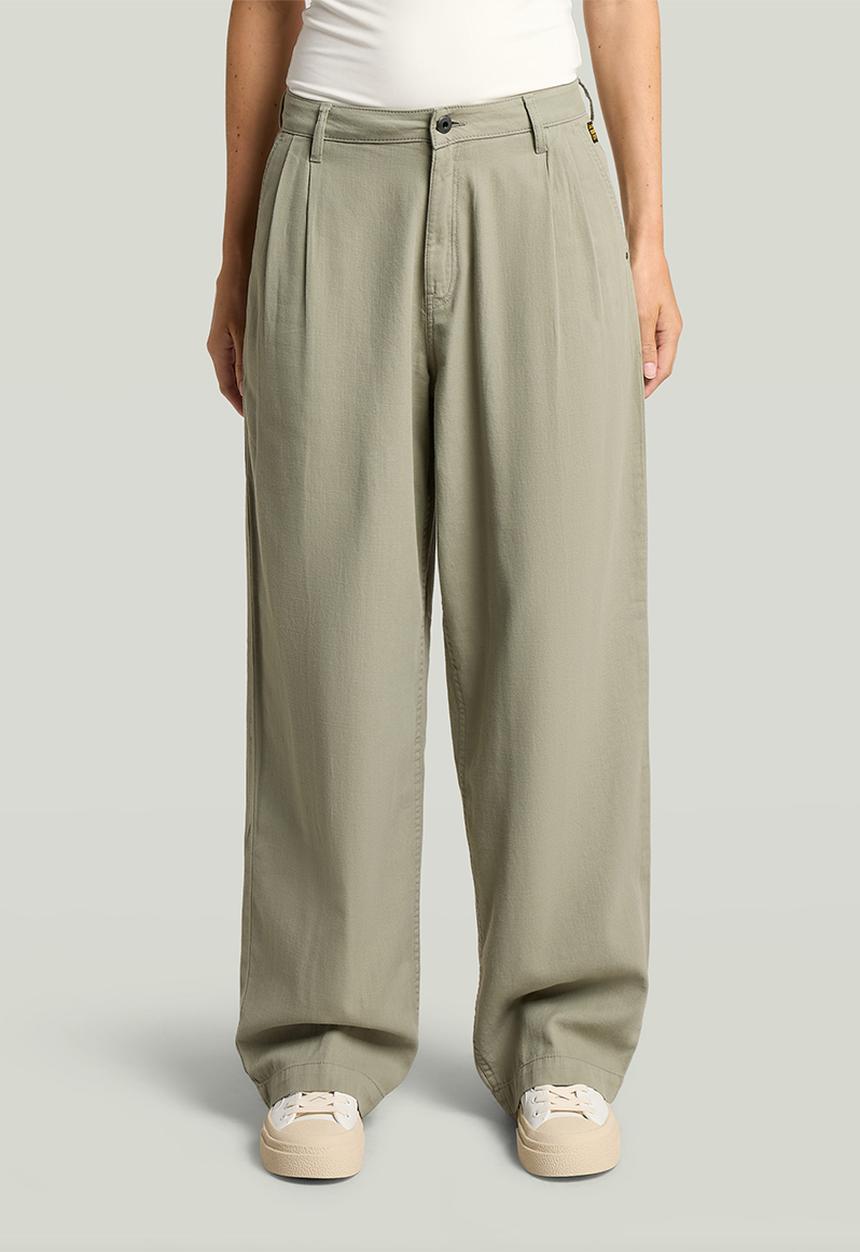 G-STAR - Pleated chino wmn - lt orphus gd
