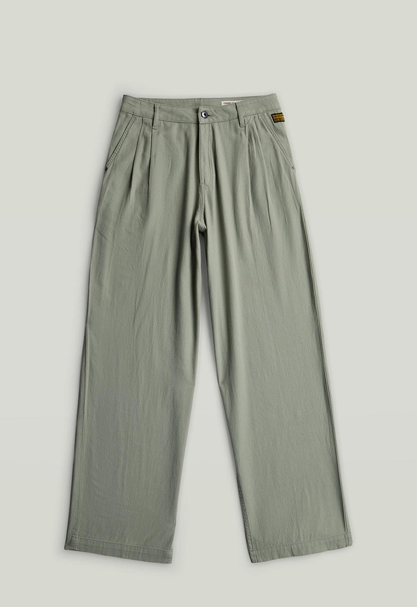 G-STAR - Pleated chino wmn - lt orphus gd