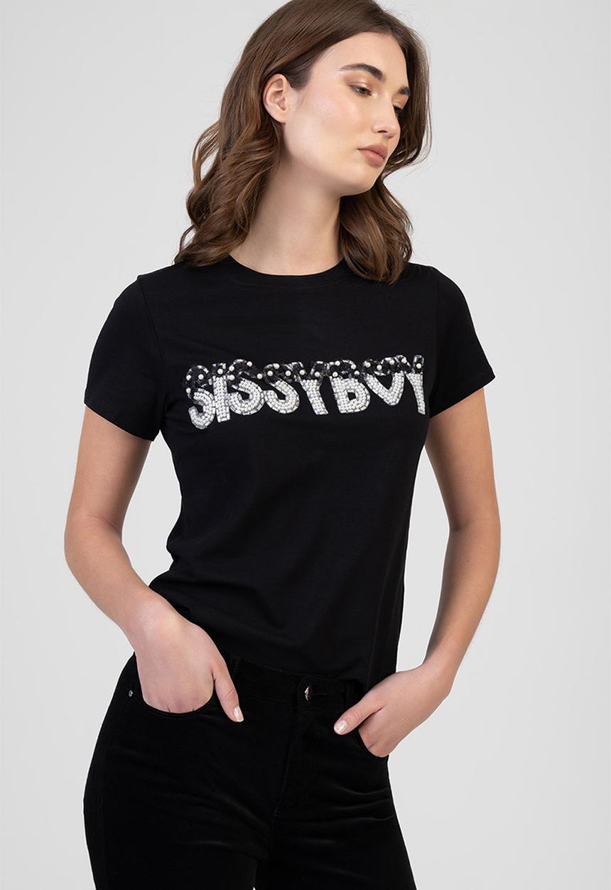 SISSY BOY - Final Boss Regular T-shirt - Black