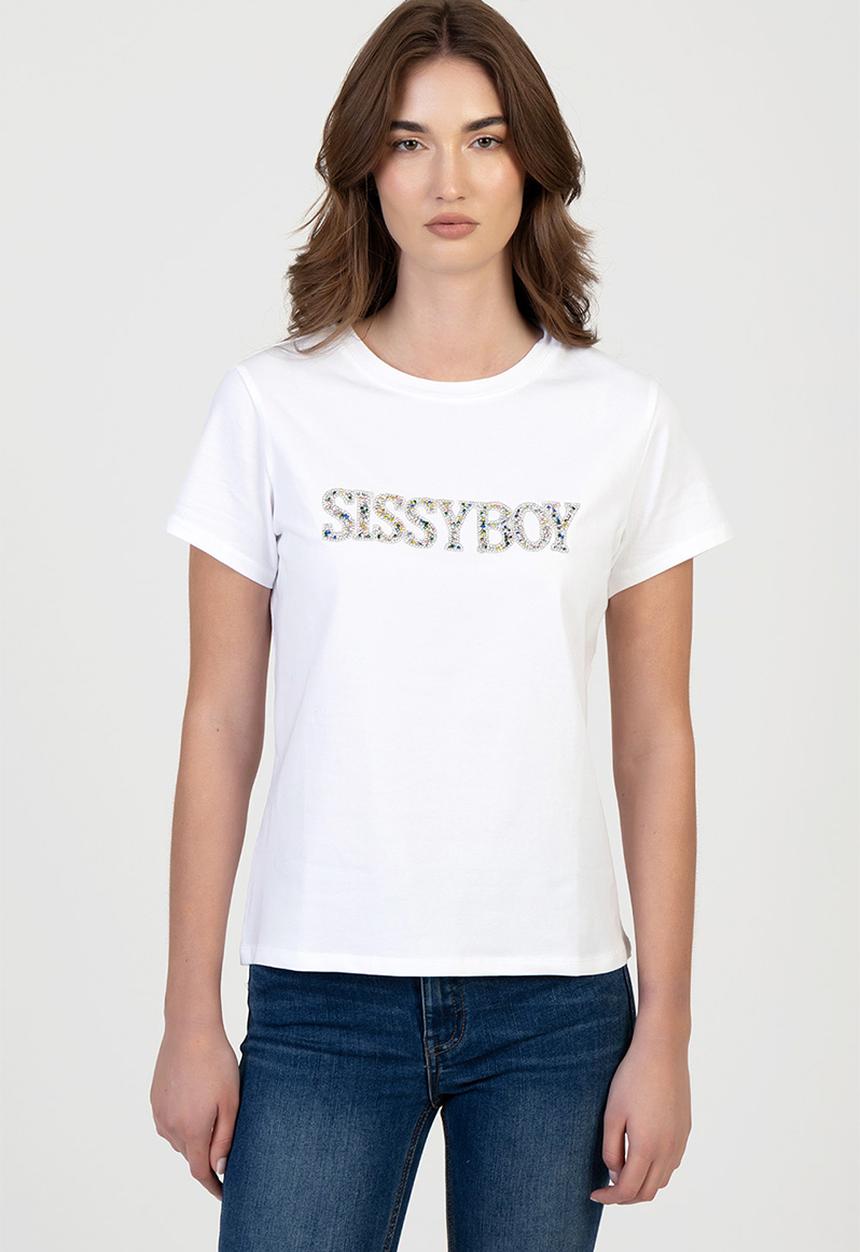 SISSY BOY - Light Chaser Regular T-shirt - White