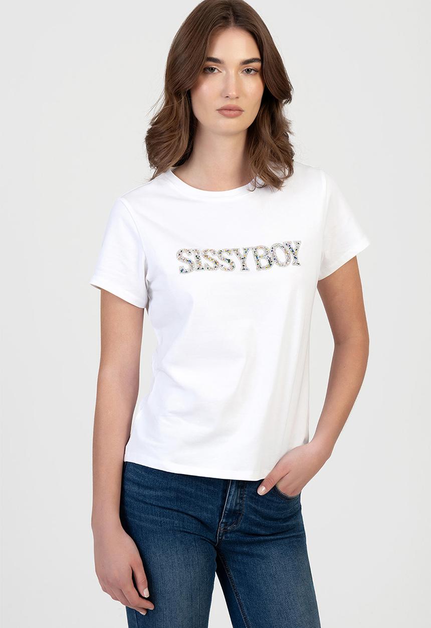 SISSY BOY - Light Chaser Regular T-shirt - White