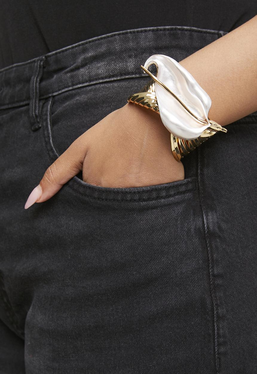 Tessa Design - Romy Sculptural Cuff-Gold